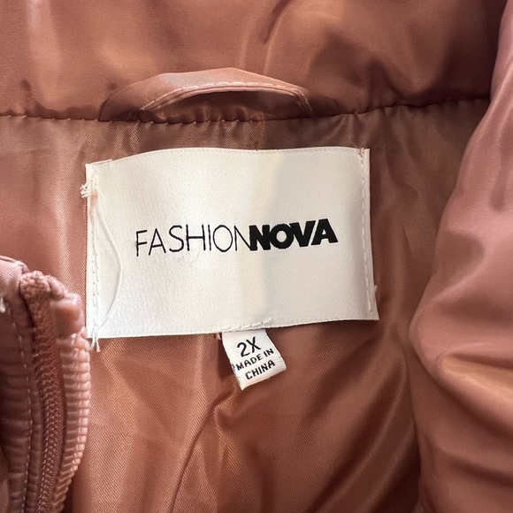 Puffer Jacket- Light Pink - Picture 4 of 5